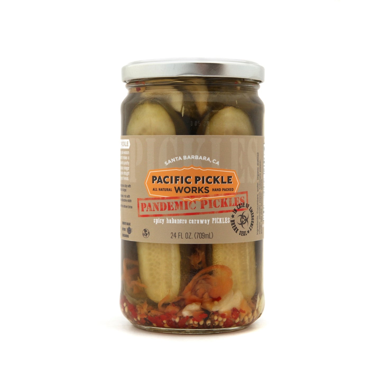 Pandemic Pickles - Habanero Caraway Pickles